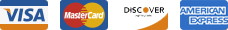 Visa | MasterCard | Discover Network | American Express