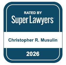 Rated By Super Lawyers Christopher R. Musulin 2026
